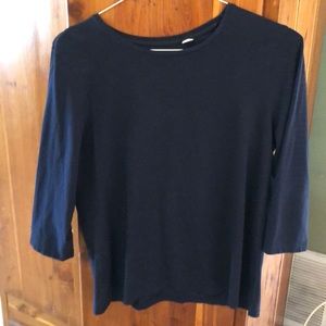 Navy Chico’s True Color Tee